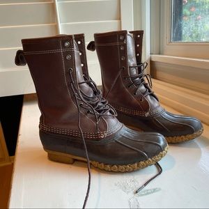 Women's Bean Boots, 10" Shearling-Lined Size 8